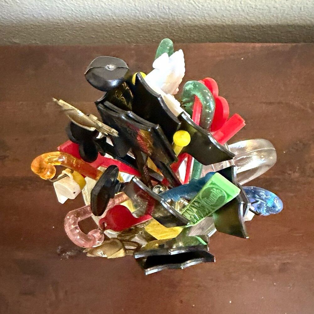 Vintage Advertising Cocktail Stirrers Lot, Plastic/Metal, Multicolor, 34 Pieces